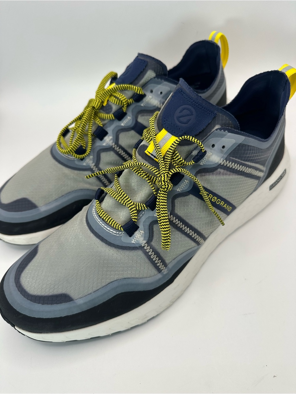 Cole Haan Men’s ZERØGRAND Sneakers in Gray & Yellow size 13